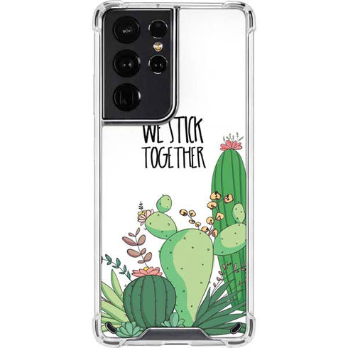 We Stick Together Galaxy S21 Ultra 5G Clear Case